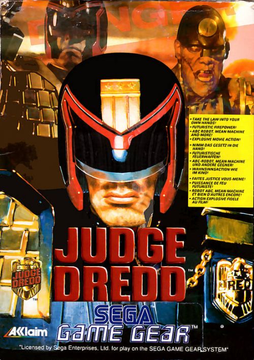 Judge Dredd Rom Free Download For Sega Game Gear Consoleroms