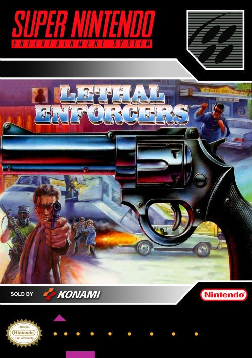 lethal enforcers snes with gun amazon