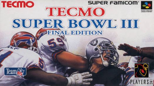 Tecmo Super Bowl 3 Final Edition